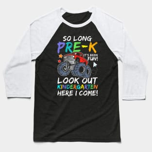 So Long Pre-K Kindergarten Here I Come Pre-K Graduation Baseball T-Shirt